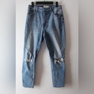 Abercrombie & Fitch Women’s Light Blue Distressed Skinny Jeans